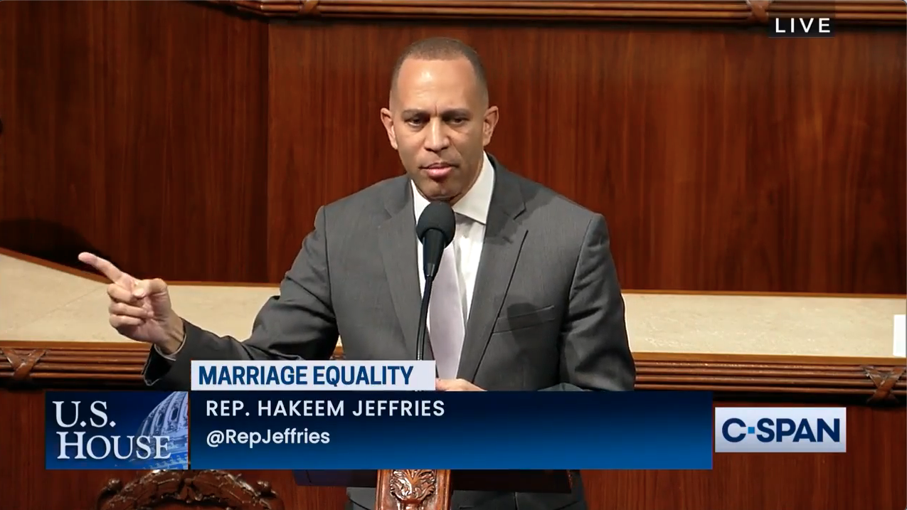 REP. JEFFRIES: RESPECT MARRIAGE, RESPECT FREEDOM, RESPECT LIBERTY AND